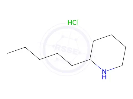 Chemical structure of 2-Pentylpiperidine hydrochloride