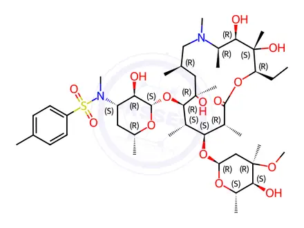 Chemical structure of Azithromycin EP Impurity G
