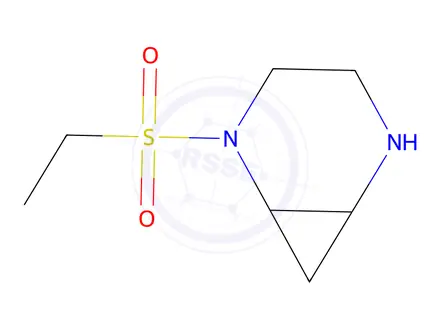 Chemical structure of 2-ethylsulfonyl-2,5-diazabicyclo[4.1.0]heptane