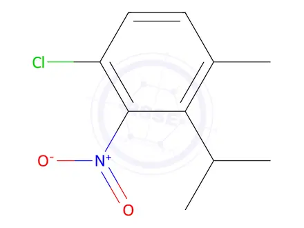 Chemical structure of 1-Chloro-3-isopropyl-4-methyl-2-nitro-benzene