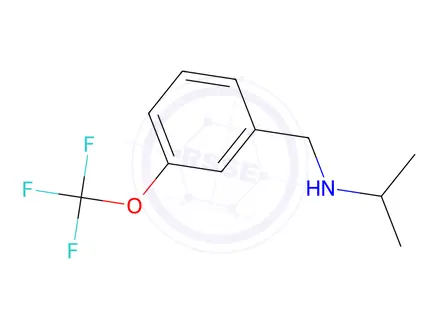 Chemical structure of N-(3-(trifluoromethoxy)benzyl)propan-2-amine