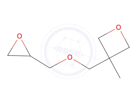 Chemical structure of 3-Methyl-3-((oxiran-2-ylmethoxy)methyl)oxetane