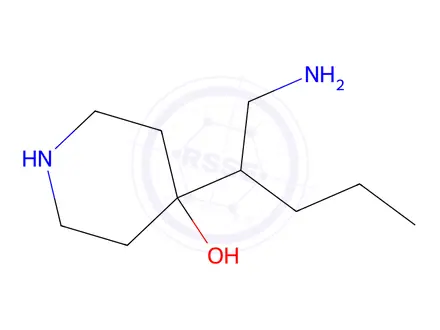 Chemical structure of 4-(1-Aminopentan-2-yl)piperidin-4-ol