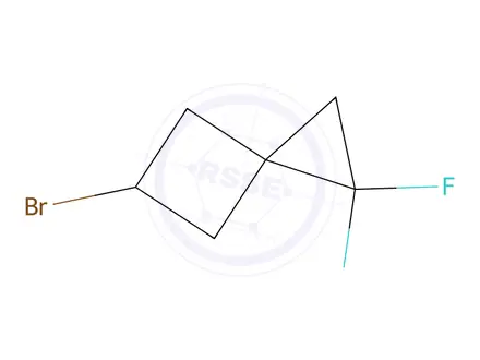 Chemical structure of 5-Bromo-1,1-difluorospiro[2.3]Hexane