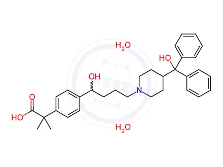 Chemical structure of Fexofenadine