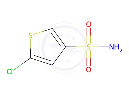Chemical structure of 5-chlorothiophene-3-sulfonamide