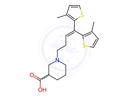 Chemical structure of Tiagabine