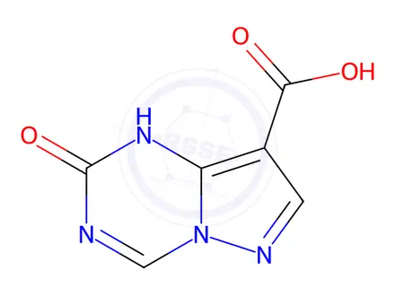 Chemical structure of 2-Oxo-1H-pyrazolo[1,5-a][1,3,5]triazine-8-carboxylic acid
