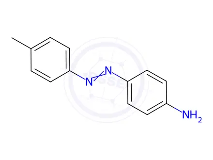 Chemical structure of Sudan Red Impurity 46