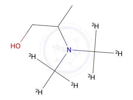 Chemical structure of 2-[Di(methyl-d3)amino]-1-propanol