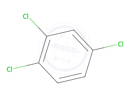 Chemical structure of 1,2,4-Trichlorobenzene