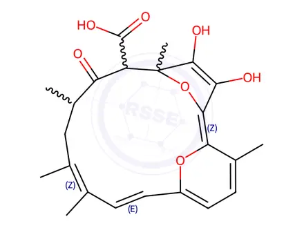 Chemical structure of (3S,5S,7S,13E,16S,17E,19R,21E)-5-Ethyl-7,19-dihydroxy-3-[(R)-1-(1H-indol-3-yl)ethyl]-16,18-dimethyl-10,11-dinor[13]cytochalasa-6(12),13,17,21-tetrene-1,20,23-trione