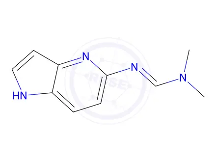 Chemical structure of Methanimidamide, N,N-dimethyl-N'-1H-pyrrolo[3,2-b]pyridin-5-yl-