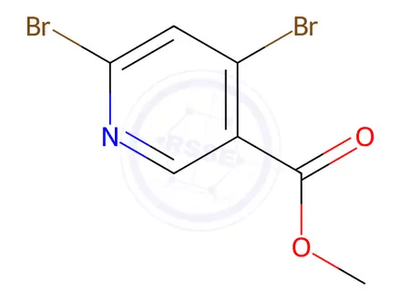 Chemical structure of Methyl 4,​6-​Dibromonicotinate