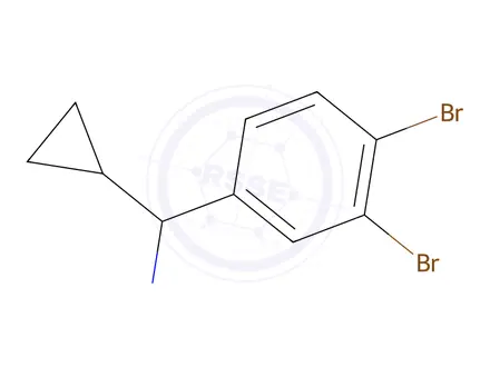 Chemical structure of Cyclopropyl(3,4-dibromophenyl)methanamine