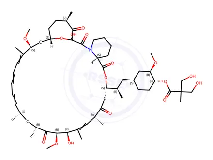 Chemical structure of Temsirolimus Impurity 16