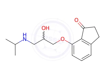 Chemical structure of Indenolol Impurity 3