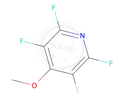 Chemical structure of 2,3,5,6-tetrafluoro-4-methoxypyridine
