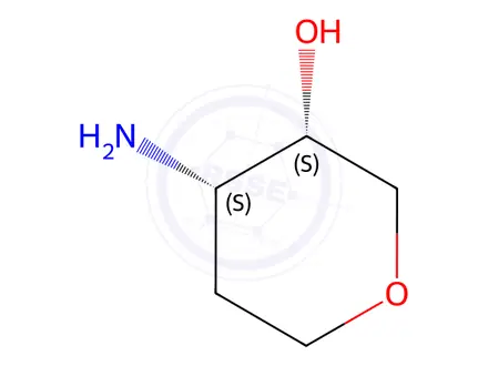 Chemical structure of (3S,4S)-4-AMINO-TETRAHYDROPYRAN-3-OL