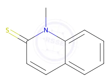 Chemical structure of 1-Methylquinoline-2(1H)-thione