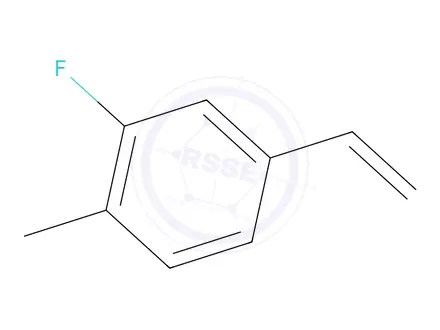 Chemical structure of 2-Fluoro-1-methyl-4-vinylbenzene