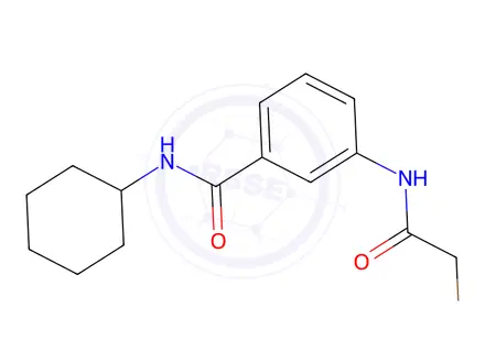Chemical structure of 3-[(2-Bromoacetyl)amino]-N-cyclohexylbenzamide