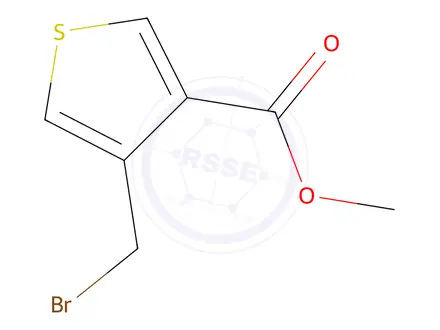 Chemical structure of Methyl 4-(bromomethyl)thiophene-3-carboxylate