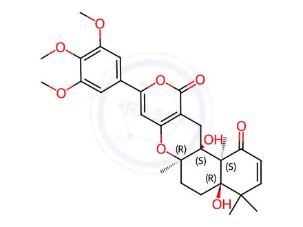 Chemical structure of Territrem B