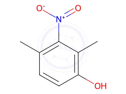 Chemical structure of 3-Nitro-2,4-Dimethylphenol