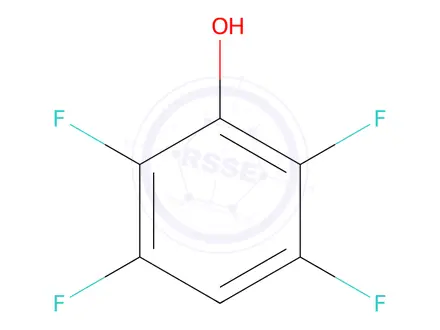 Chemical structure of 2,3,5,6-Tetrafluorophenol