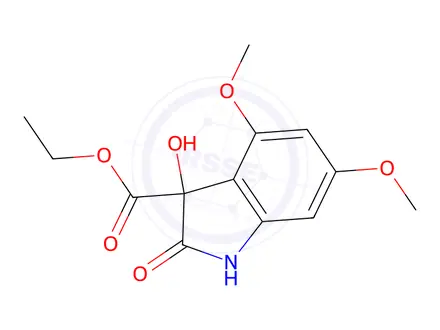Chemical structure of ETHYL 3-HYDROXY-4,6-DIMETHOXY-2-OXOINDOLINE-3-CARBOXYLATE