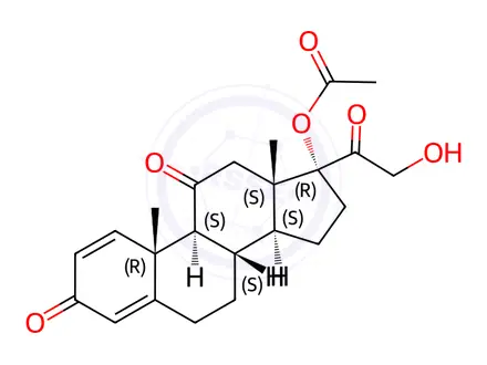 Chemical structure of Prednisolone Impurity 149