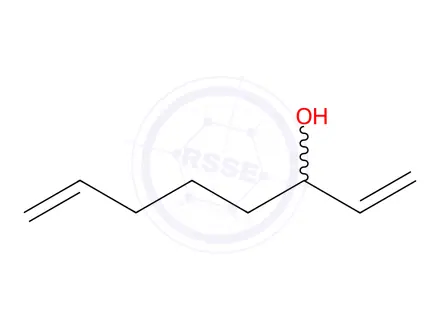Chemical structure of 1,7-octandiene-3-ol
