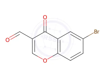 Chemical structure of 6-BROMO-3-FORMYLCHROMONE