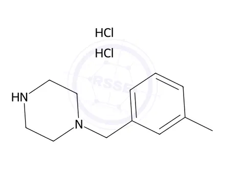 Chemical structure of N-(3-Methylbenzyl)piperazine Dihydrochloride