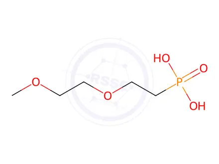 Chemical structure of m-PEG2-phosphonic acid