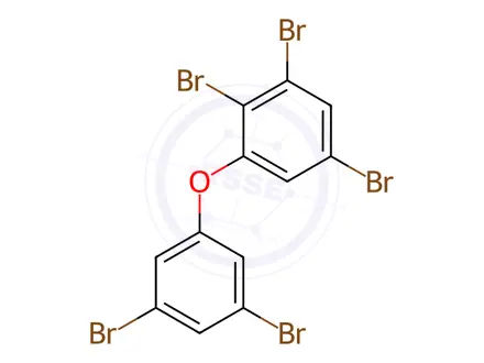 Chemical structure of 2,3,3',5,5'-Pentabromodiphenyl ether