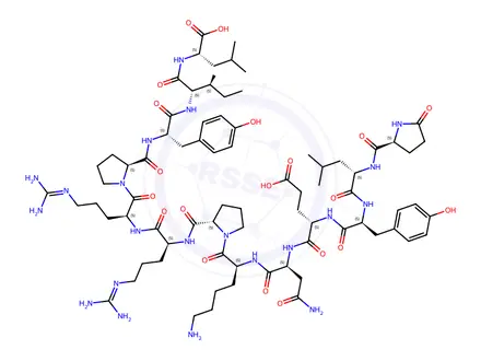Chemical structure of Neurotensin