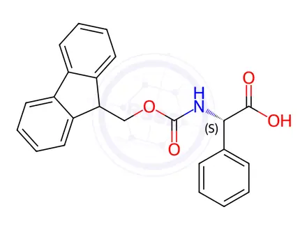 Chemical structure of Fmoc-Phg-OH