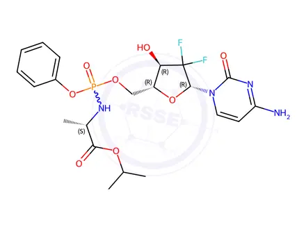 Chemical structure of Acelarin Impurity 36