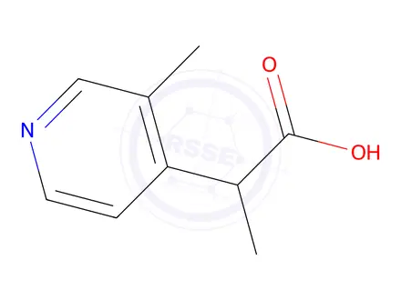 Chemical structure of 2-(3-Methylpyridin-4-yl)propanoic acid