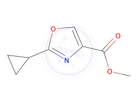 Chemical structure of Methyl 2-Cyclopropyloxazole-4-carboxylate