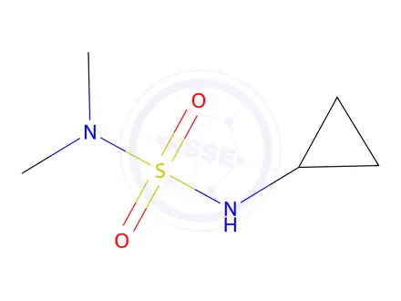 Chemical structure of (cyclopropylsulfamoyl)dimethylamine
