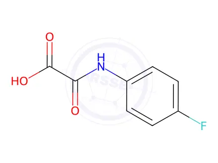 Chemical structure of [(4-Fluorophenyl)amino](oxo)acetic acid