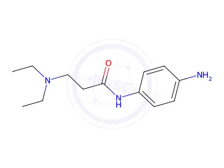Chemical structure of N-(4-aminophenyl)-3-(diethylamino)propanamide