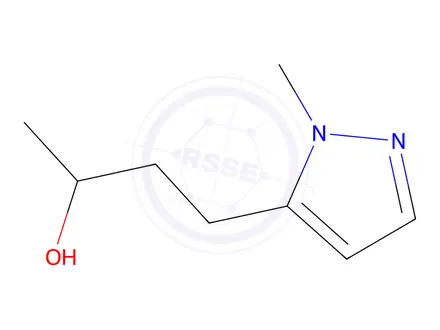 Chemical structure of 4-(1-Methyl-1h-pyrazol-5-yl)butan-2-ol