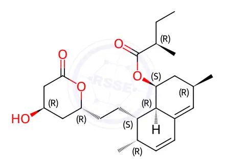 Chemical structure of Epi Lovastatin