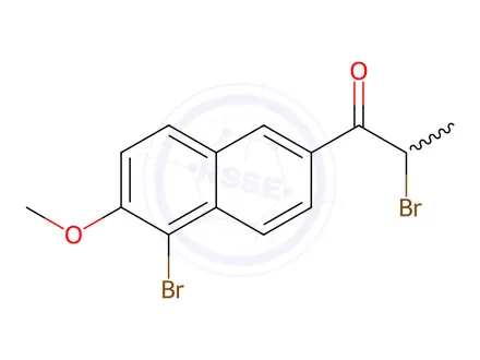 Chemical structure of Naproxen Impurity 76
