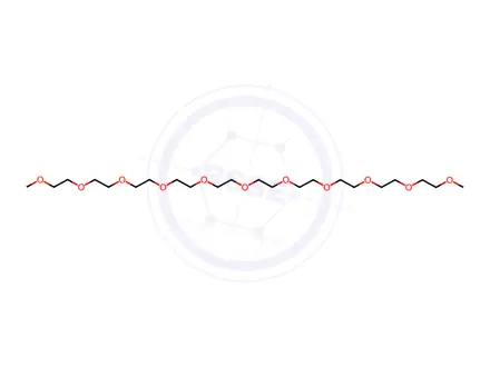 Chemical structure of Decaethylene Glycol Dimethyl Ether