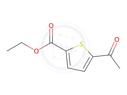 Chemical structure of ethyl 5-acetylthiophene-2-carboxylate